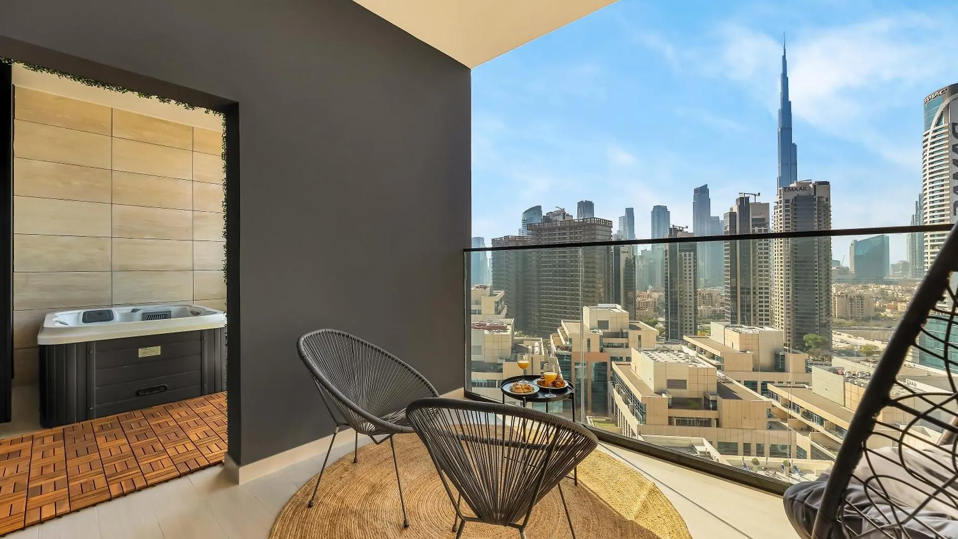 Trendy 1Br Private Jacuzzi Burj Khalifa View Apartment Dubai 0*,
